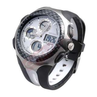 Mens Dual Core Multifunction Alarm Backlights Watch New