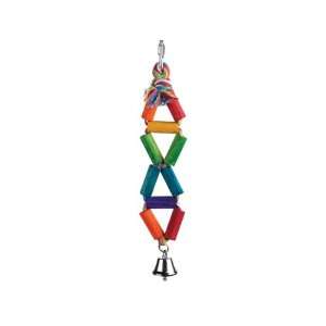   Series Climber Wood & Rope with Bell Bird Toy 9.5 Pet Supplies