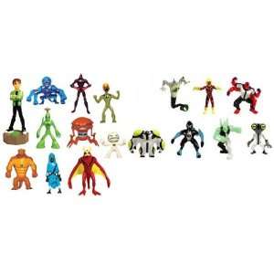  Ben 10 Party Favors/cake Toppers 15 Mini Figurines PVC 