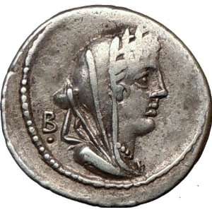 Roman Republic C. Fabius C.f. Hadrianus CYBELE CHARIOT 102BC Ancient 
