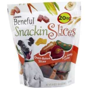 Beneful Snackin Slices Crunchy Dog Treats   20 oz (Quantity of 5)