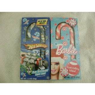 Barbie and Hot Wheels Giant Candy Canes 2.2 oz each