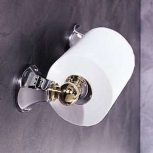   Double post Toilet Tissue Holder Polished Nickel: Home Improvement