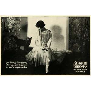  1924 Ad Bergdorf Goodman Flapper Fashion Clothes Film 