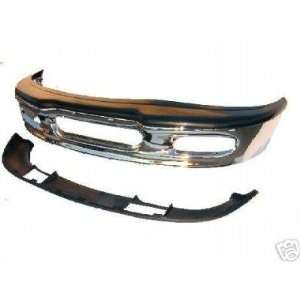 97 98 F150/F250/Expedition Chrome Front Bumper, Top Pad and Valance 