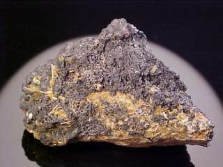 CLASSIC Native Silver with Galena & Acanthite on Siderite COLORADO 