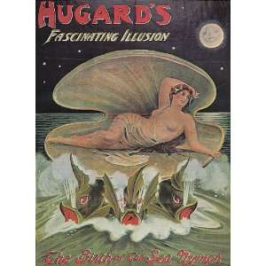 Hugard Fascinating Illusion Birth of Sea Nymph Magic Magician Vintage 