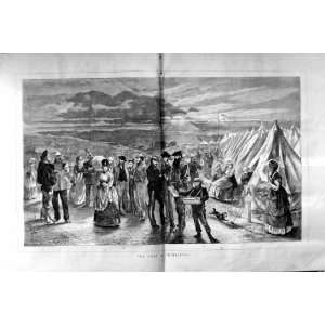  1870 CAMP WIMBLEDON RIFLE SHOOTING SPORT MEN LONDON