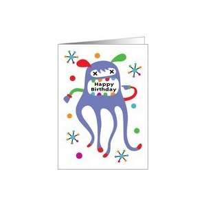  Monster Shout Out Birthday Card: Toys & Games