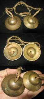 Old Tibetan Buddhist Ritual Object Tingsha Cymbals II  