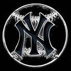 New York Yankees Team Logo Cut Out Baseball Pin