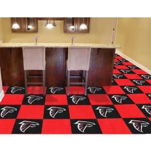   Fan Mats   Atlanta Falcons NFL Team Logo Carpet Tiles: Everything Else