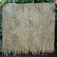 LOT of 6 TROPICAL THATCH Braided roof Panels Tiki Palm  
