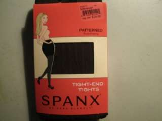NEW Spanx Tight End Tights Wine Burgundy Floral E  