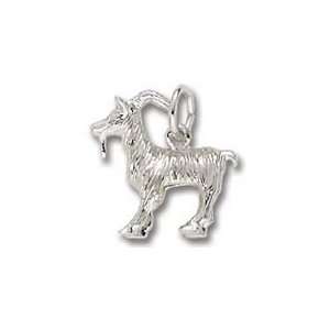  2897 Billy Goat Charm   Gold Plated Jewelry