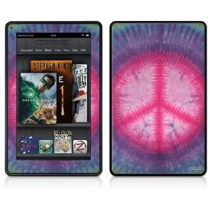  Kindle Fire Skin   Tie Dye Peace Sign 110 by uSkins: Everything Else
