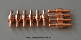 Esab 10pcs PT 31 XL plasma cutter Electrodes XL 19683  