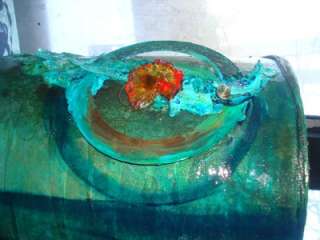 recycled Art Sena Tidwell original Painting 3D copper  