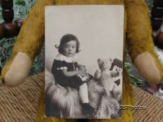 Antique 1930s German Thuringia Humpback Mohair Bear  