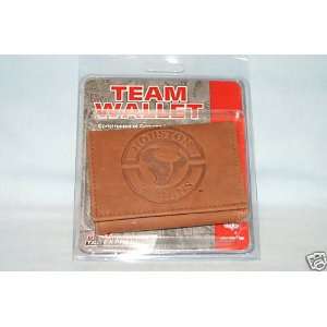  HOUSTON TEXANS Leather TriFold Wallet NIP br c: Everything 