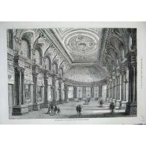    1871 Interior New Hall DraperS Company Throgmorton