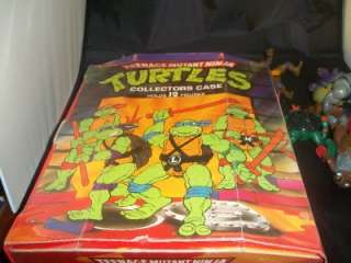 Lot of 7 Teenage Mutant Ninja Turtles 1988 Figures TMNT Some Weapons 