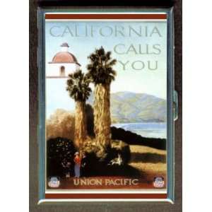 KL TRAIN CALIFORNIA UNION PACIFIC ID CREDIT CARD WALLET CIGARETTE CASE 
