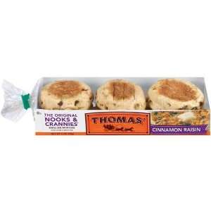 Thomas Cinnamon Raisin 6 Ct English Muffins, 13 Oz Pack of 2  