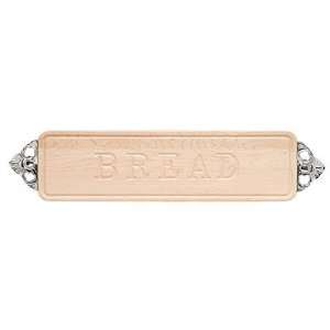  Bread Board With Pewter Handles: Kitchen & Dining