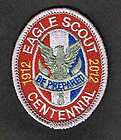 BOY SCOUT 100 YEARS OF SCOUTING EAGLE PATCH 1912   2012 BSA 
