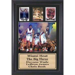  Miami Heat The Big Three 12x18 Commemorative 3 Card 