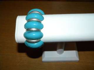 Avon Big & Bold Stretch Bracelet Faus Turquoise NIB  