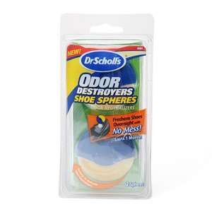  Dr. Scholls Odor Destroyers, Shoe Spheres 2 ea: Health 