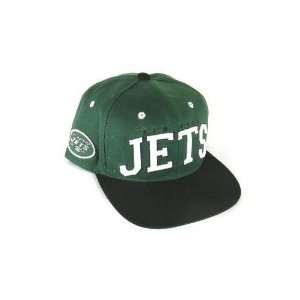 NFL Licensed New York Jets 2 Tone Flat Bill Snap Back Baseball Hat Cap 