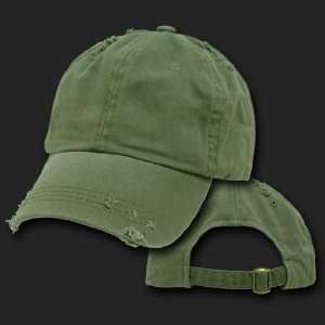  OLIVE VINTAGE POLO CAP HAT CAPS: Everything Else
