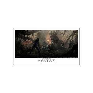  Avatar Neytiri and Thanator Paper Giclee Toys & Games