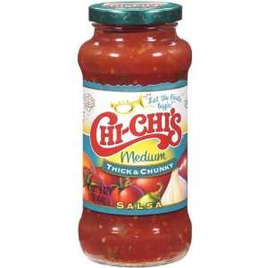 Chi Chis Salsa Medium   12 Pack Grocery & Gourmet Food