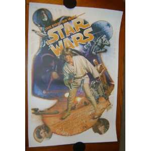 Star Wars 10th Anniversary Drew Struzan Test Proof Movie Poster 1987