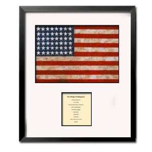  Pledge of Allegiance Pledge of Allegiance Custom Framed 