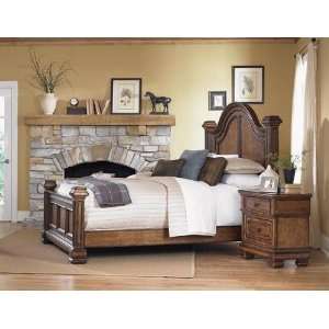   : Legacy Classic Larkspur Complete Low Post Bed King: Home & Kitchen