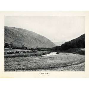  1904 Print River Sweet Afton Robert Burns Scotland Poet 