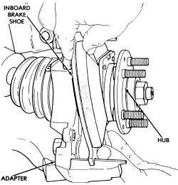 Fig. Fig. 21: Remove/install the braking disc (rotor), Kelsey Hayes 