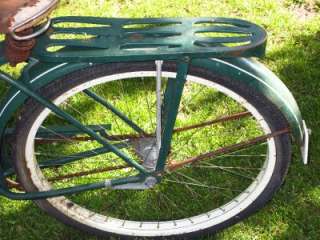 Vintage 1950s Green Spitfire Hornet Schwinn Ballon Tire Bicycle 