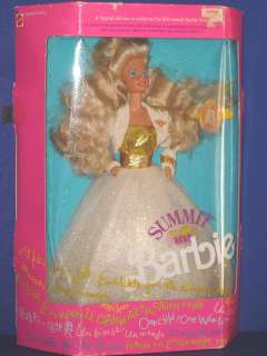 SUMMIT 1990 BARBIE Doll Mattel MIB  