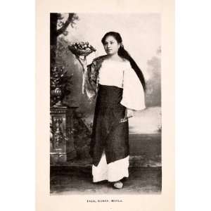   Filipino Costume   Original Halftone Print:  Home & Kitchen