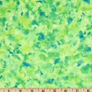  44 Wide Canopy Tour Watercolor Texture Lime Fabric By 