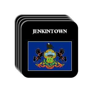 US State Flag   JENKINTOWN, Pennsylvania (PA) Set of 4 Mini Mousepad 
