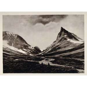  1930 Mount Nallo Kebnekaise Mountain Peak Range Sweden 