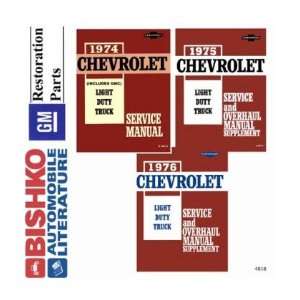    1974 1975 1976 CHEVY GMC PICKUP 10 35 Shop Manual CD: Automotive