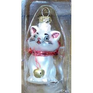  Disney Cats Blown Glass Ornament (Marie) 